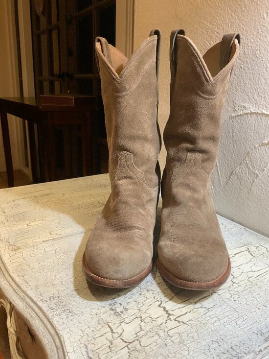 Tecovas Suede Cowboy Boots Men\'s Size 9D The Earl Boots main image 4